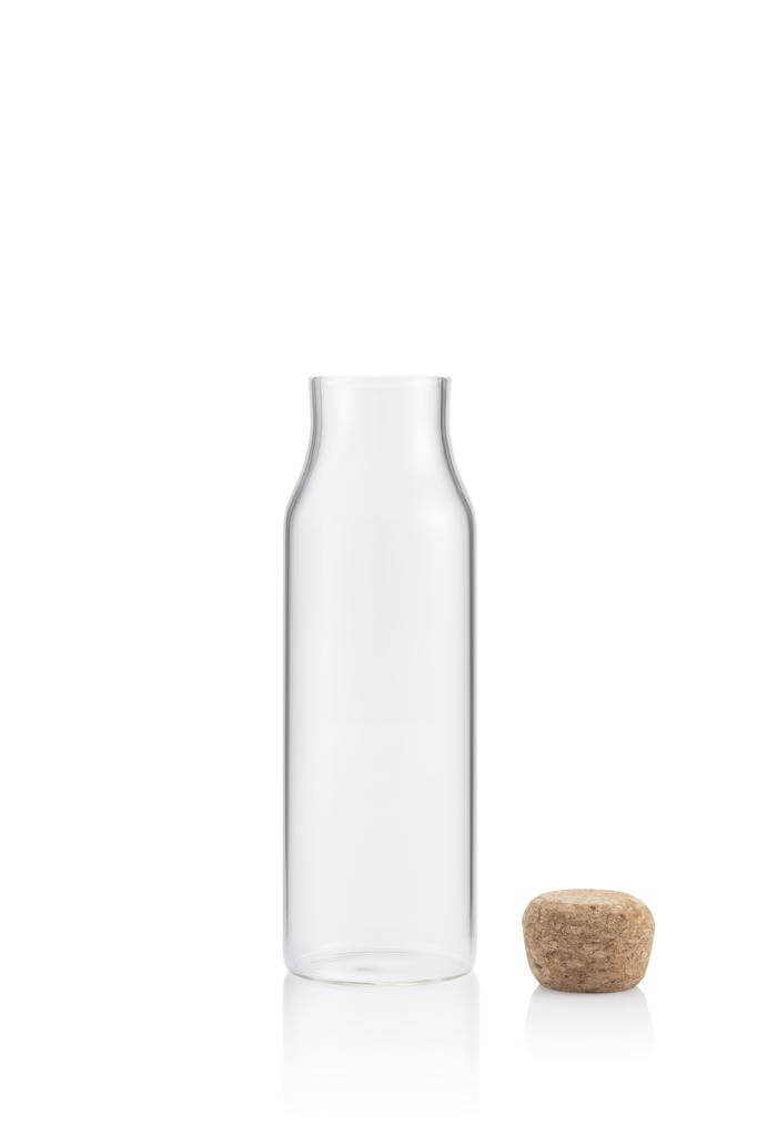 BERKA - Borosilicate Glass Bottle with Cork Lid - 600ml - Novelty
