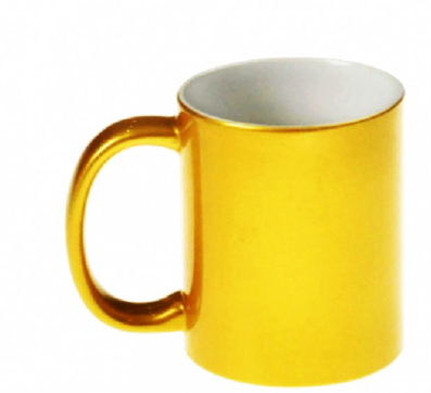 Gold Metallic Mugs - Novelty