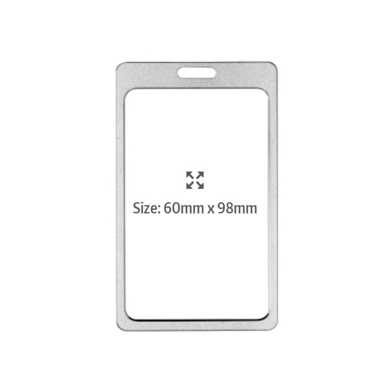ALUMINIUM ID CARD HOLDER- VERTICAL - Novelty
