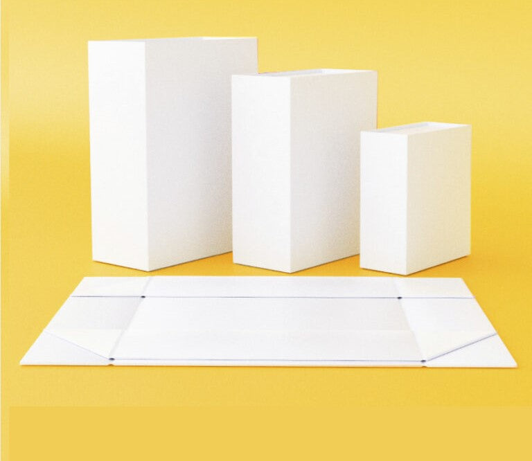White Color Flat Cardboard Boxes - Novelty