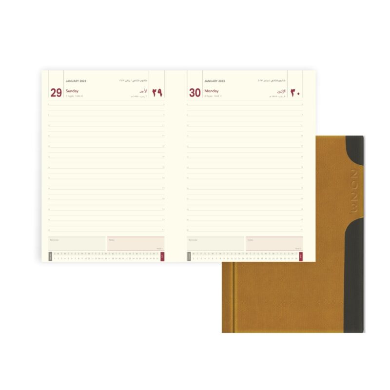 A4 Daily Diary – Cream Paper - Novelty