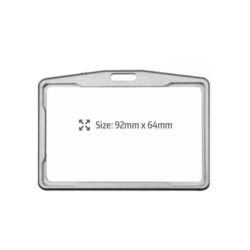ALUMINIUM ID CARD HOLDER-HORIZONTAL - Novelty