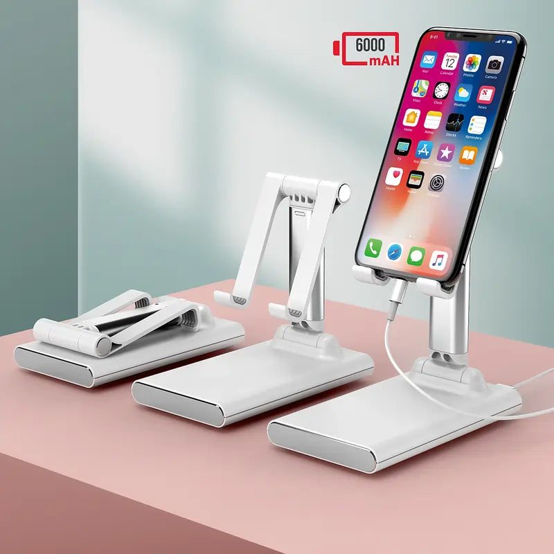 MULTIFUNCTIONAL POWER BANK WITH PHONE / TABLET STAND - Novelty
