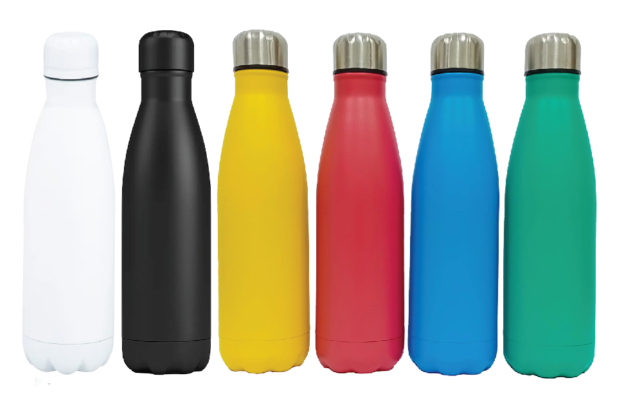 Premium Coated Stainless Steel Bottle - Novelty
