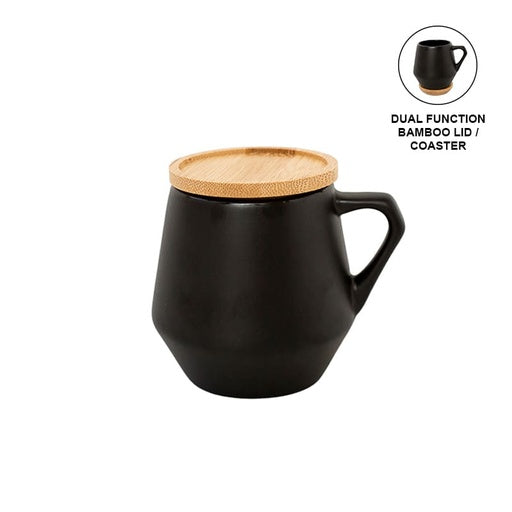 SEVILLA - eco-neutral Ceramic Mug with Bamboo Lid - Novelty