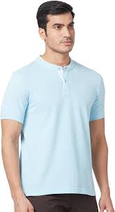 Henley Polyester T-Shirts - Novelty