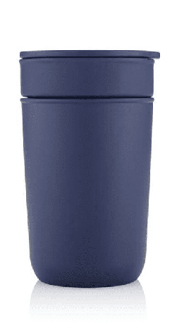 SAVONA Premium Ceramic Tumbler – 360ml | Hans Larsen with Recycled Protective Sleeve - Novelty