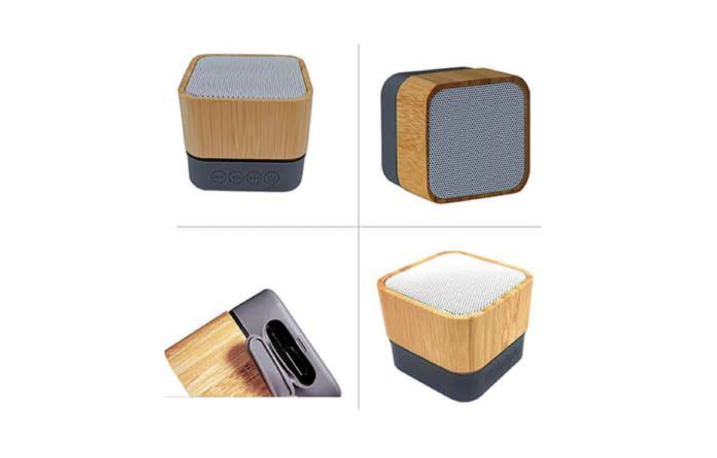 Bamboo Speaker Cube Printing - Novelty