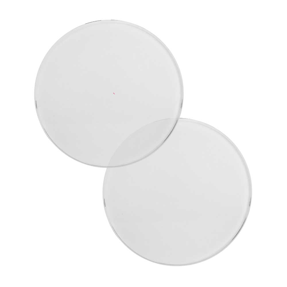 Custom Round Glass Tea Coasters – Set of 4 | Logo Printed Drinkware Accessories - Novelty