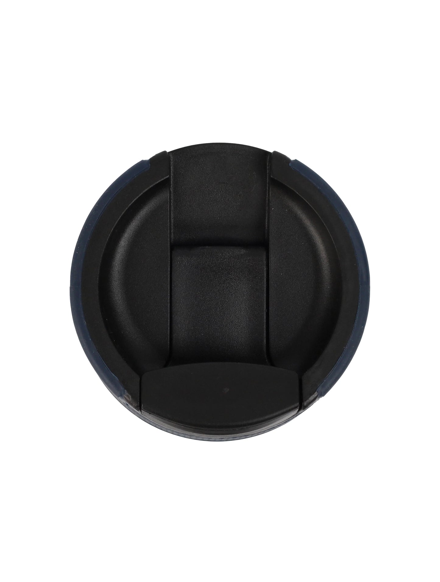 Close-up top view of the black lid for Double Wall Stainless Steel Tumbler - Corporate Gift UAE | Novelty