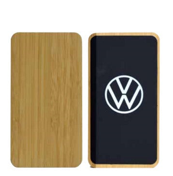 BAMBOO POWER BANK LIGHT UP LOGO - Novelty