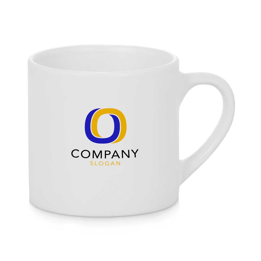 Custom Ceramic Teacups Dubai | 180ml Logo Printed Teacups UAE | Corporate Gifting - Novelty