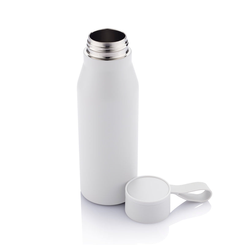 R-NEBRA - CHANGE Collection Recycled Stainless Steel Vacuum Bottle - White - Novelty