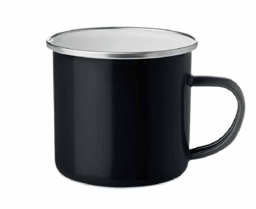 Metal Vintage Mug with Enamel Layer - 350ml - Novelty