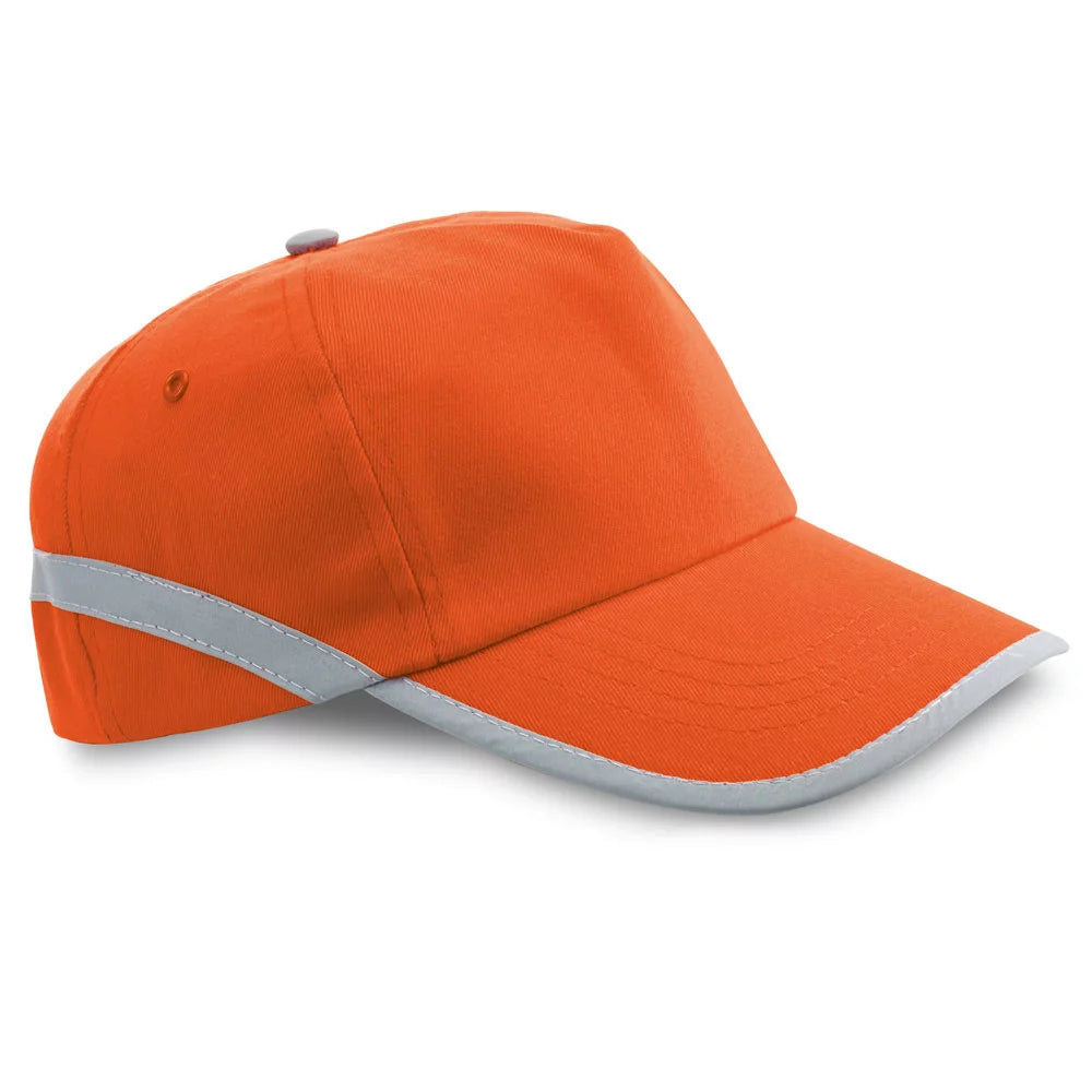 Cap Polyester cap with reflective elements and adjustable velcro - Novelty