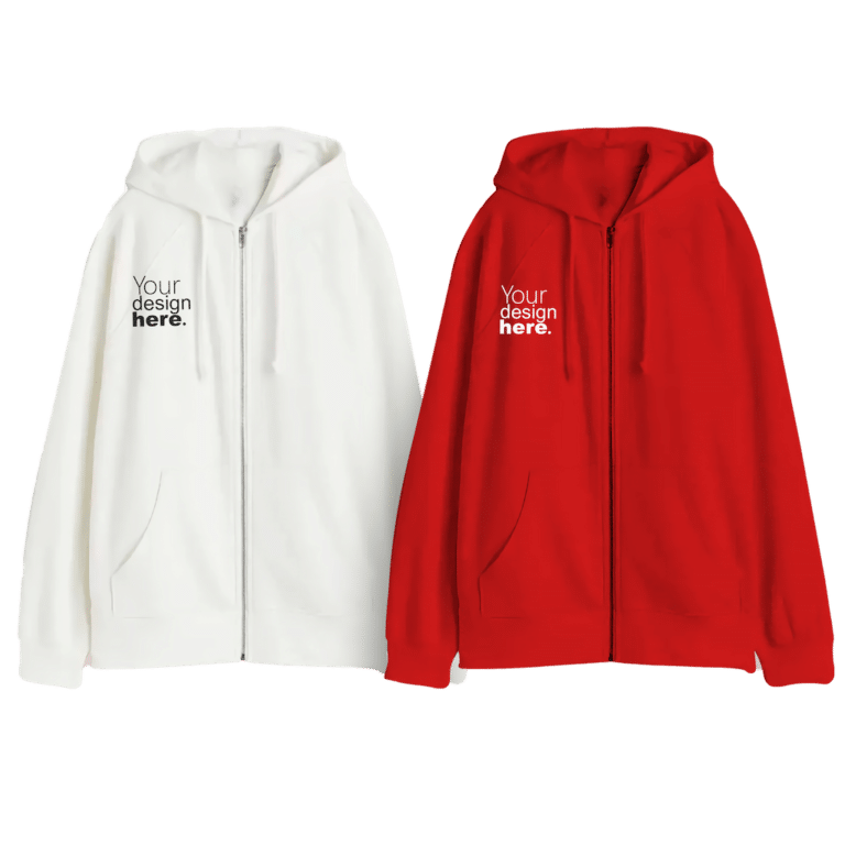 Oversize Zipper Hoodie - Novelty