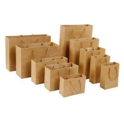 REDDOTGIFT® Kraft Shopping Paper Bags - Novelty
