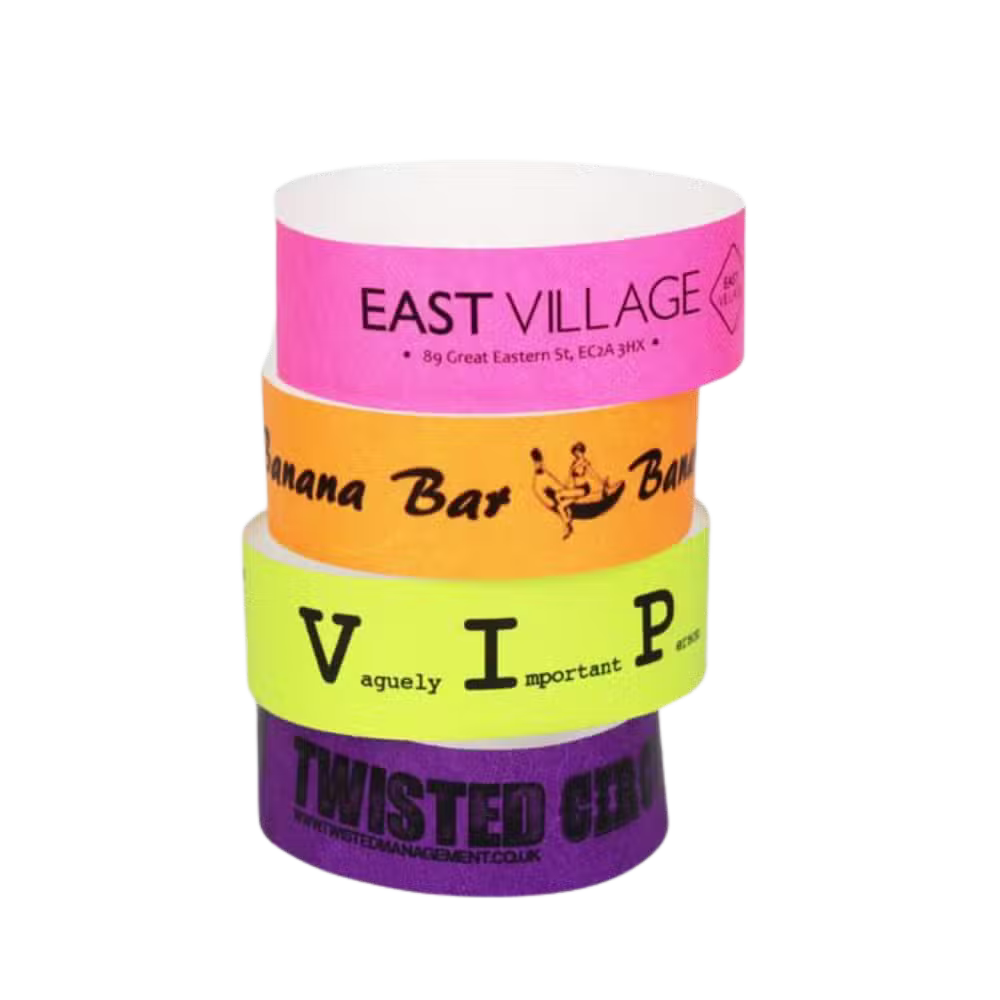 Tyvek Disposable Wristbands - Novelty