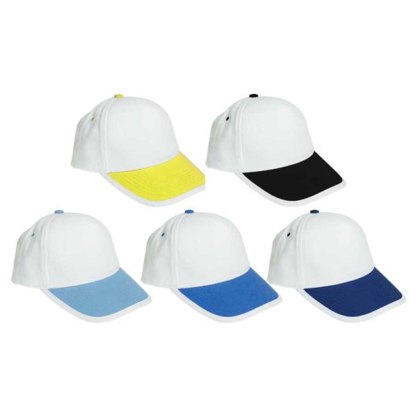 Cotton Caps with Metal Clip - Novelty