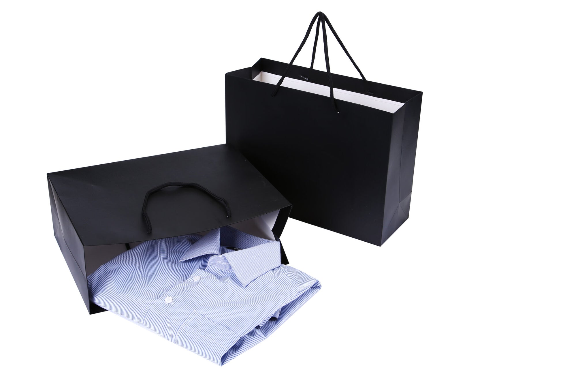 Black Plain Gift Bags Shopping Bag - Novelty