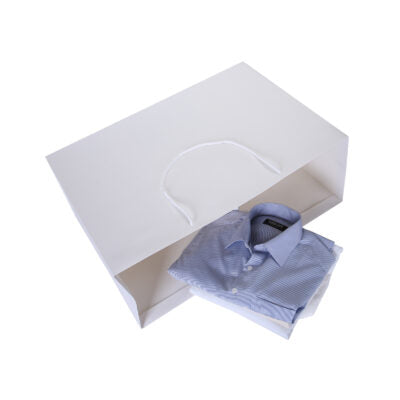White Color Texture Gift Bags - Novelty