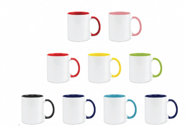 Two Tone Ceramic Mugs - Novelty