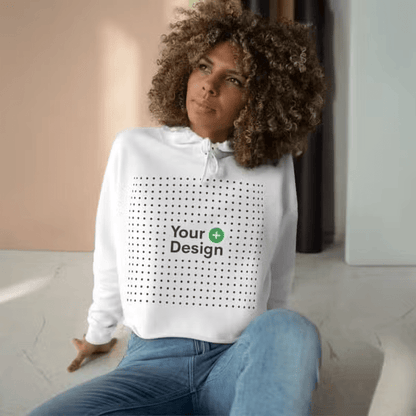 Crop Top Hoodie - Novelty