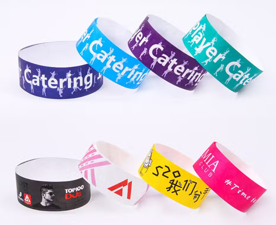 Tyvek Disposable Wristbands - Novelty