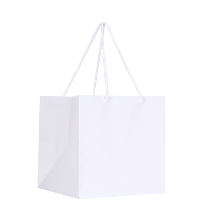 White Color Texture Gift Bags - Novelty