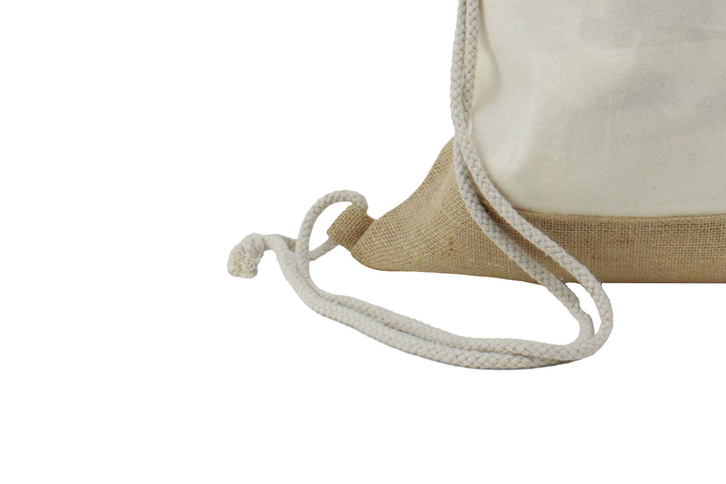 Cotton String Bag with Jute Base - Novelty