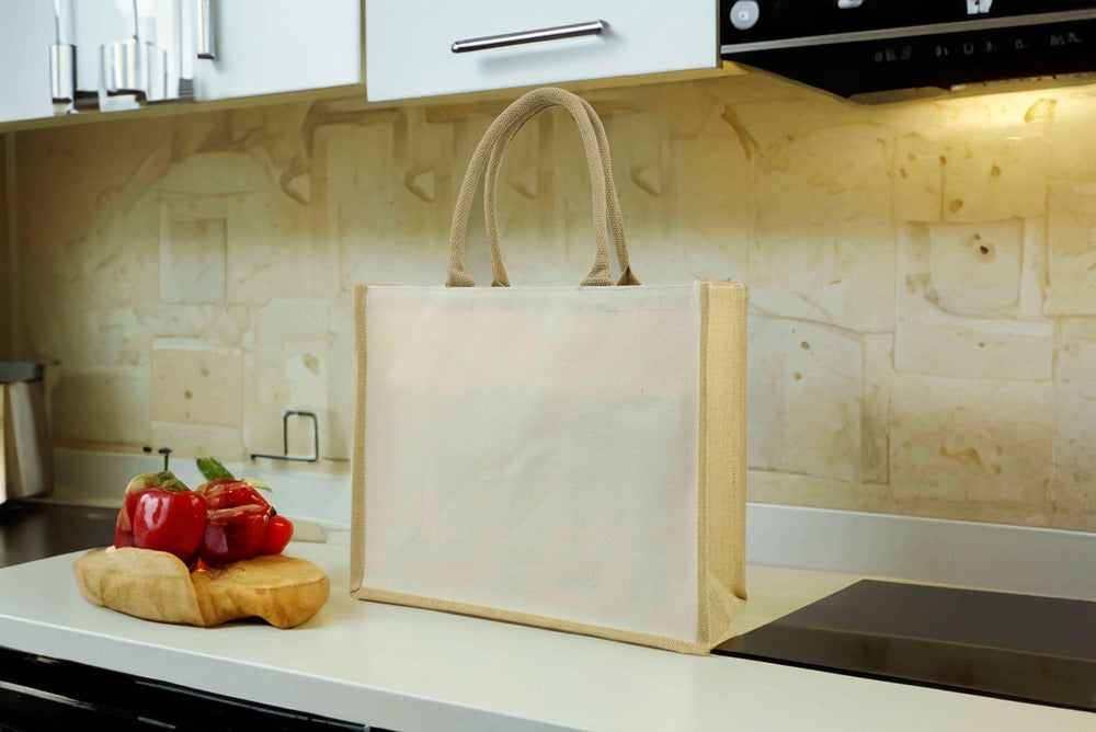 Jute Canvas Bag - Novelty