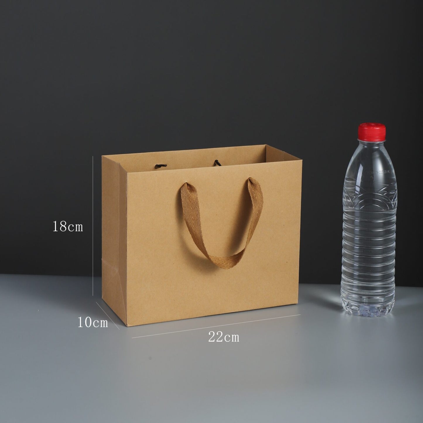 Horizontal Size Kraft Paper Bags - Novelty