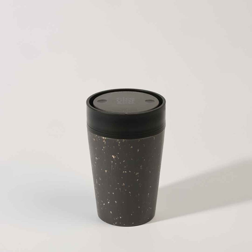 Circular Cup 8oz Grey & Ink - Novelty
