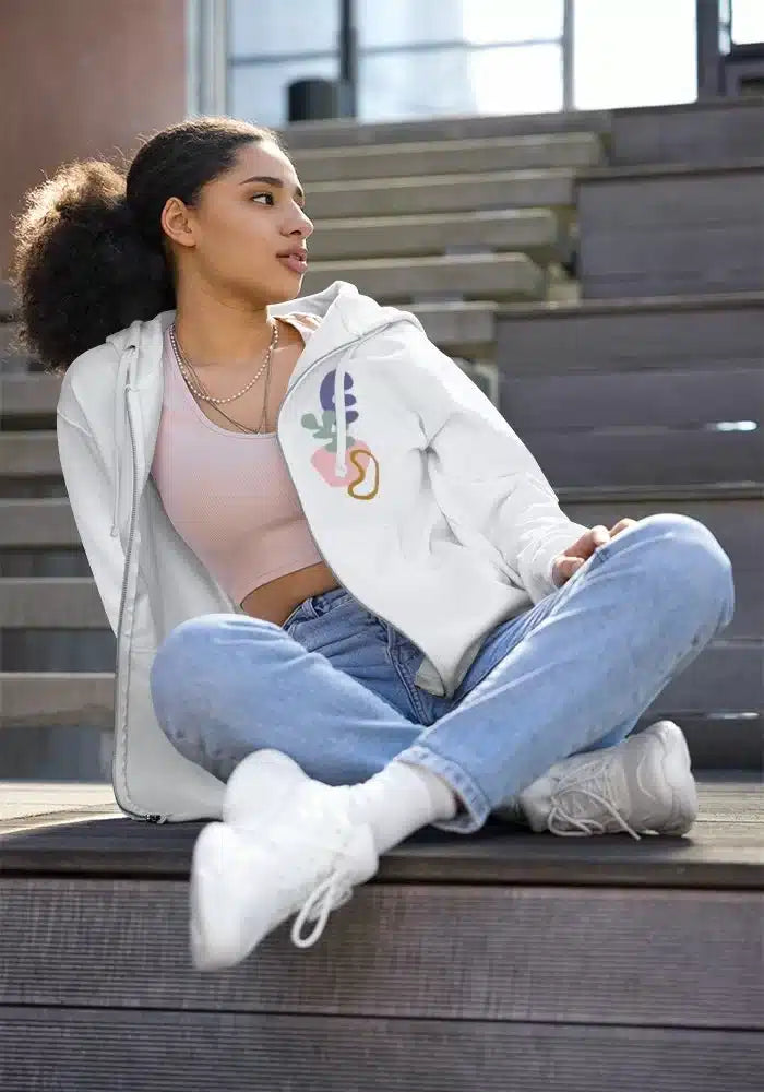 Oversize Zipper Hoodie - Novelty