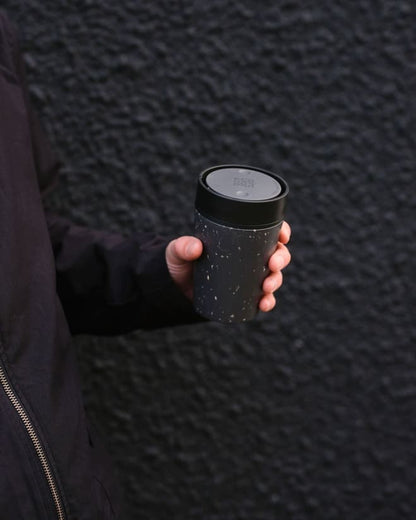 Circular Cup 8oz Grey & Ink - Novelty