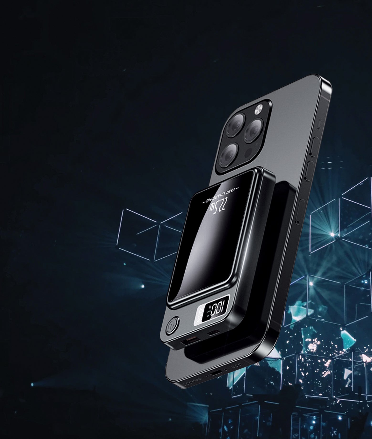 Magnetic Wireless Power Bank-3 - Novelty