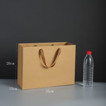 Horizontal Size Kraft Paper Bags - Novelty