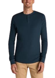 Henley Honeycomb T-Shirts - Novelty
