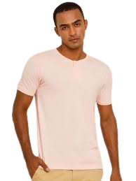 Henley Polyester T-Shirts - Novelty