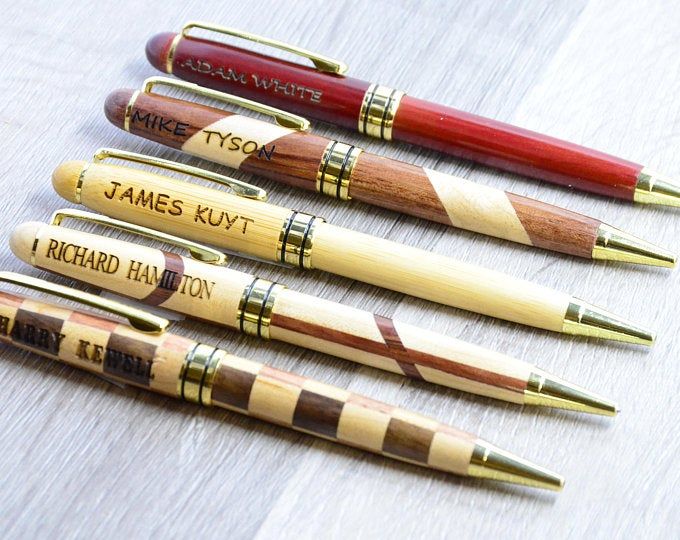 PERSONALISED WOODEN PEN - Novelty