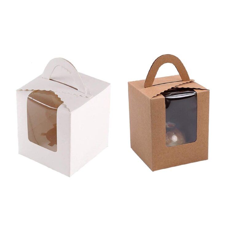 Single Cupcakes Containers Gift Boxes - Novelty