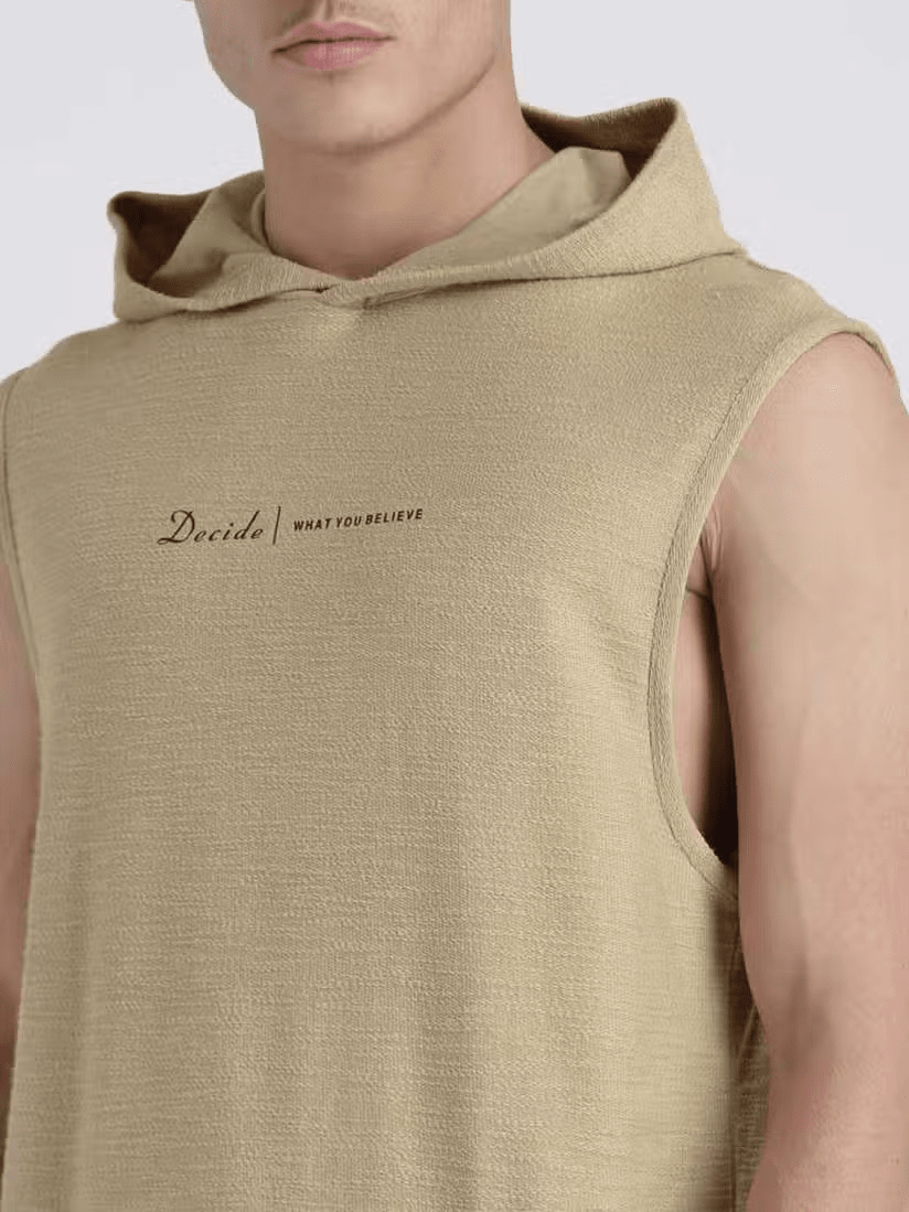 Sleeveless Hoodie - Novelty