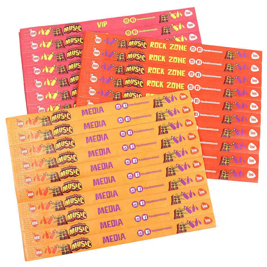 Tyvek Disposable Wristbands - Novelty