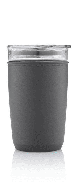 CERRA Premium Glass Tumbler – 480ml | Hans Larsen with Recycled Protective Sleeve | Custom Branding - Novelty