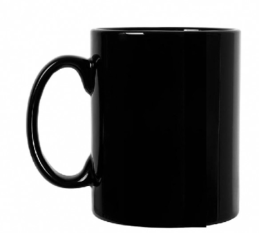 Black Color Mug Glossy - Novelty