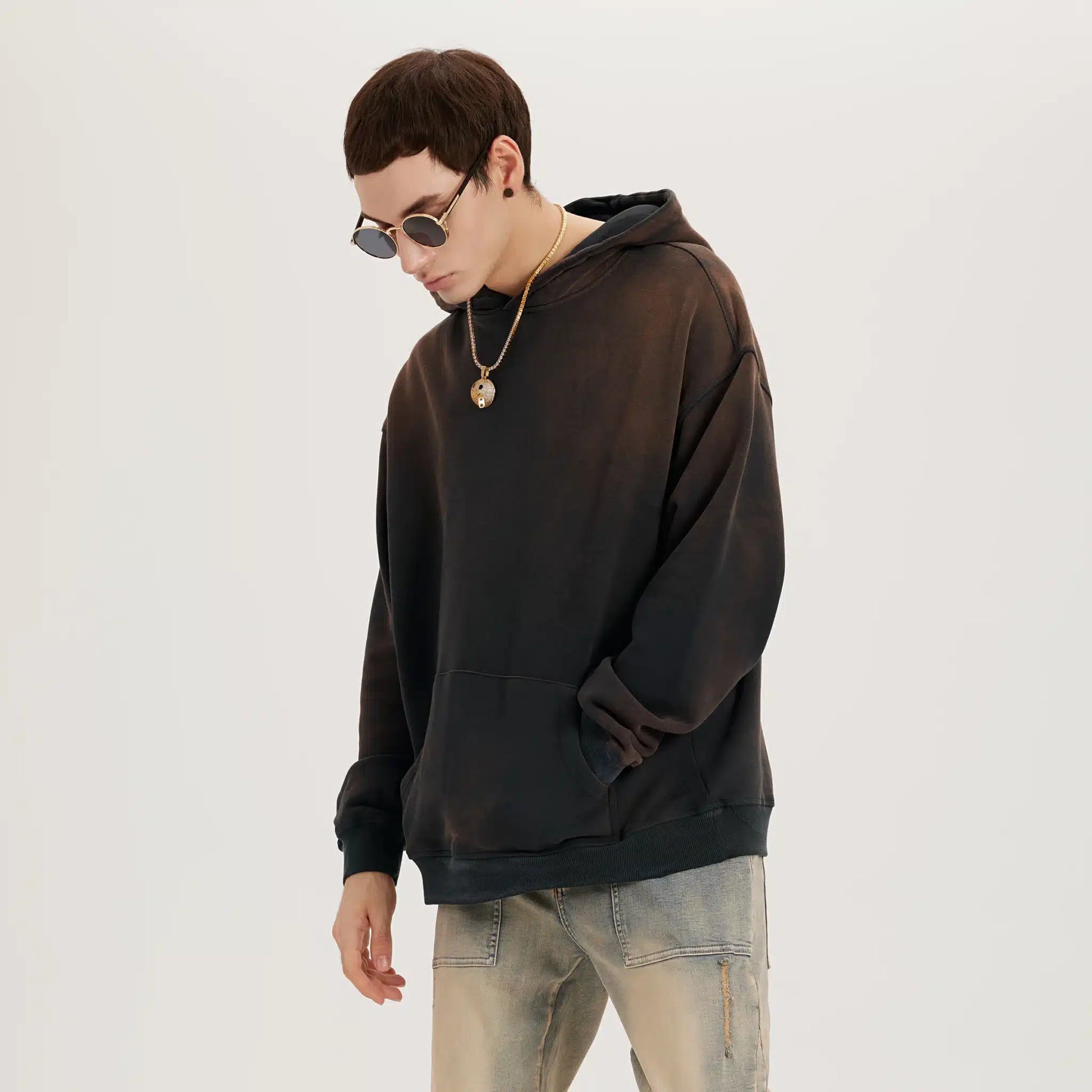 Vintage Acid Wash Hoodie - Novelty