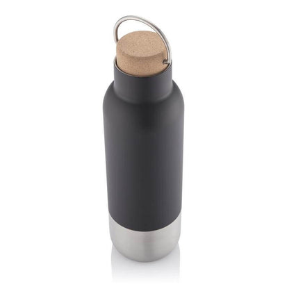 Hans Larsen RCS Recycled Stainless Steel Insulated Water Bottle - Black - Novelty