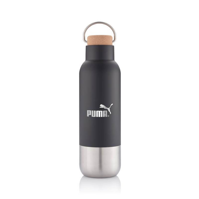 Hans Larsen RCS Recycled Stainless Steel Insulated Water Bottle - Black - Novelty