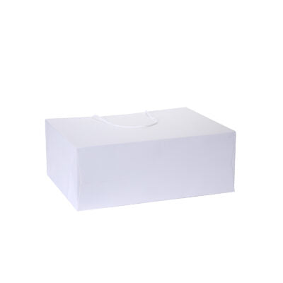White Color Texture Gift Bags - Novelty