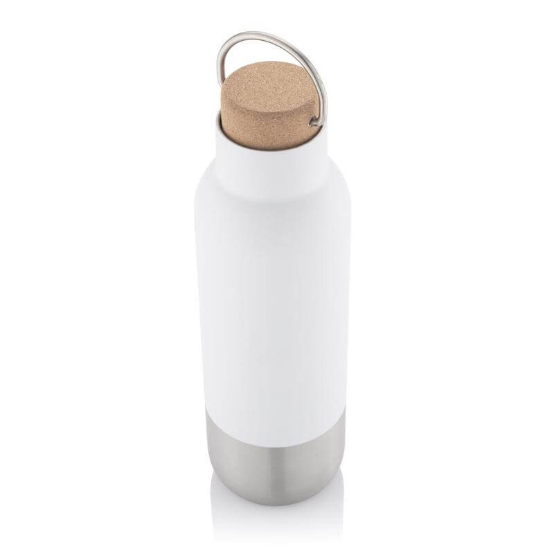 Hans Larsen RCS Recycled Stainless Steel Insulated Water Bottle - White - Novelty